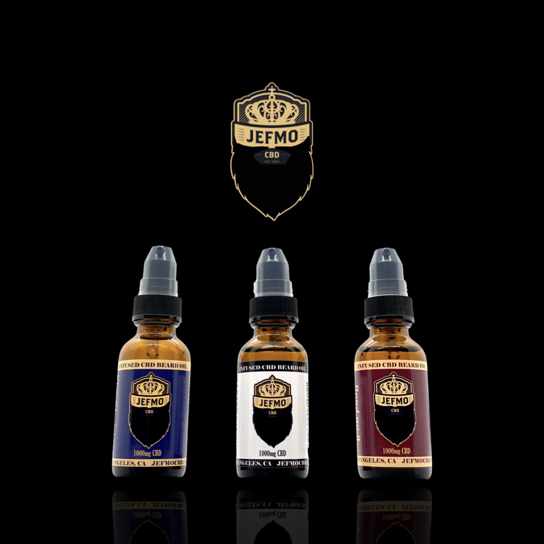 Jefmo Infused Cbd Beard Oil Bundle Pack | JefmoCBD